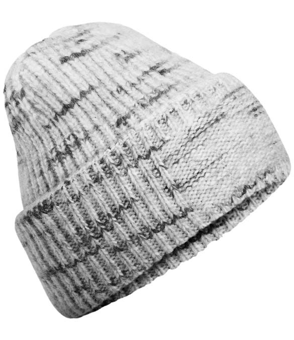 Beechfield Chunky Knitted Patch Beanie