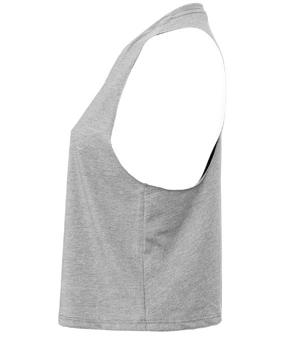 Bella Ladies Racer Back Cropped Tank Top