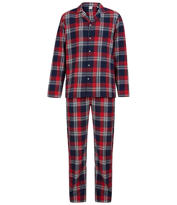 SF Men Tartan Lounge Set